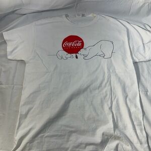Coca-Cola T-Shirt with Red Logo and Polar Bears